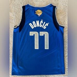 Luka Doncic #77 Dallas NBA *Finals  Edition* Mavericks Jersey (Fanatics YM)